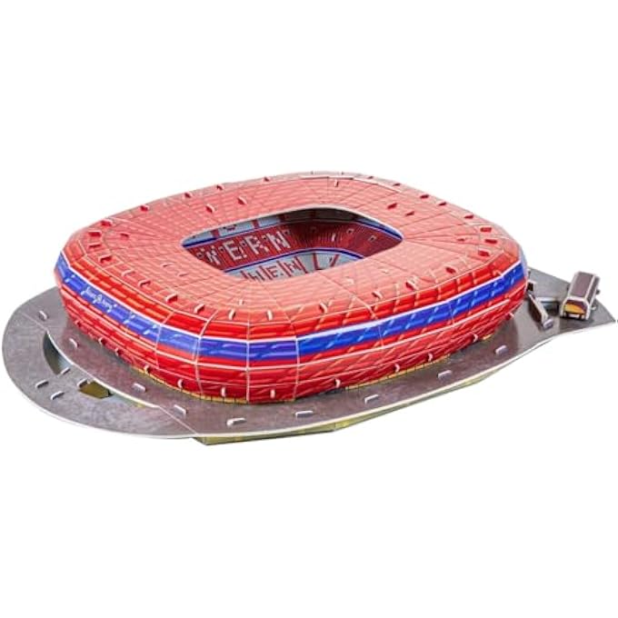 3D STADIUM PUZZLE ALLIANZ ARENA GRAND UNIQUE & COLLECTIBLE MODEL ASSEMBLY BUILDING KIT FOR KIDS & ADULTS 63PCS - Image 2